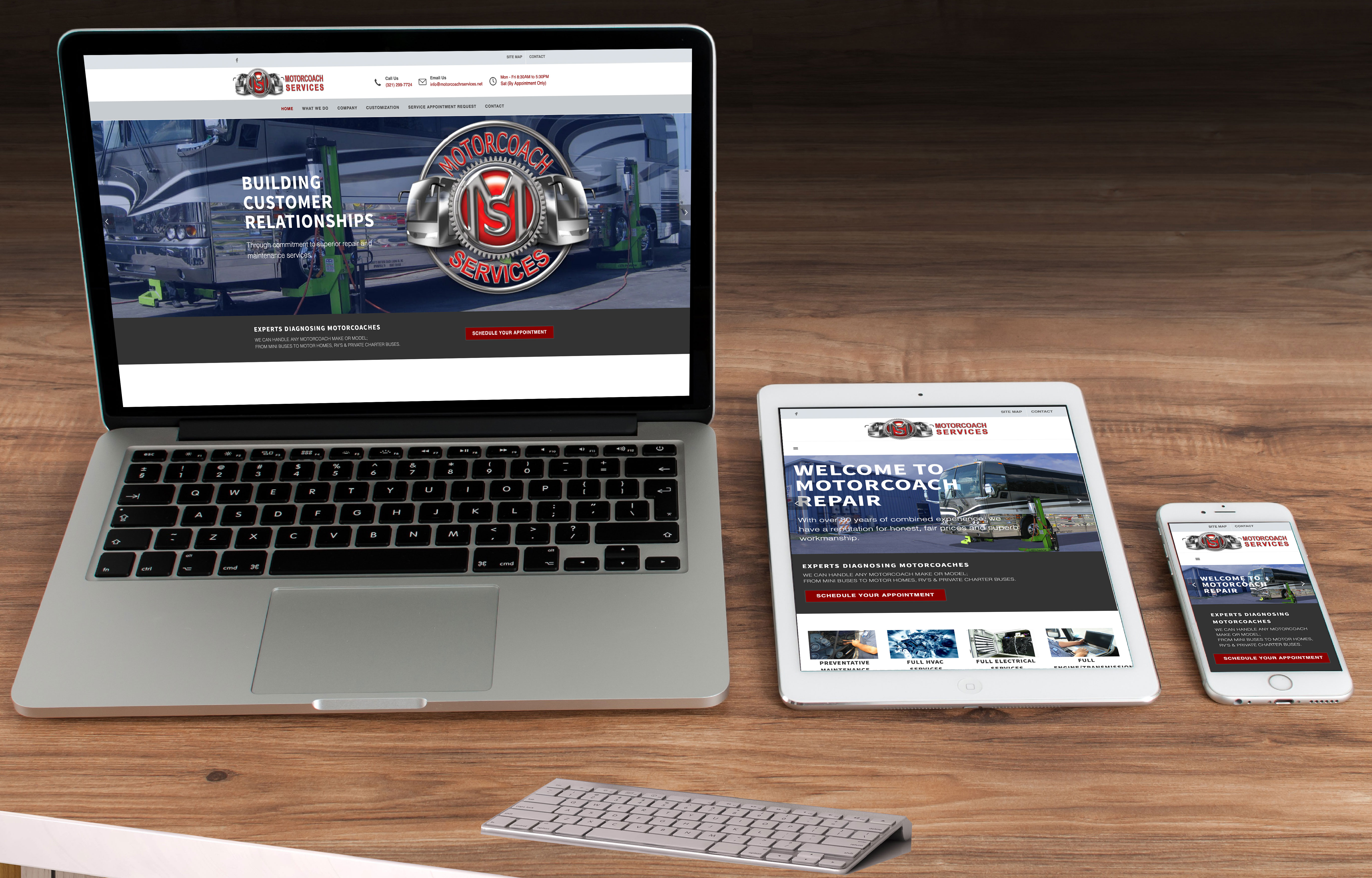 Motorcoaches Specialists | Signup Design | Design & Consulting