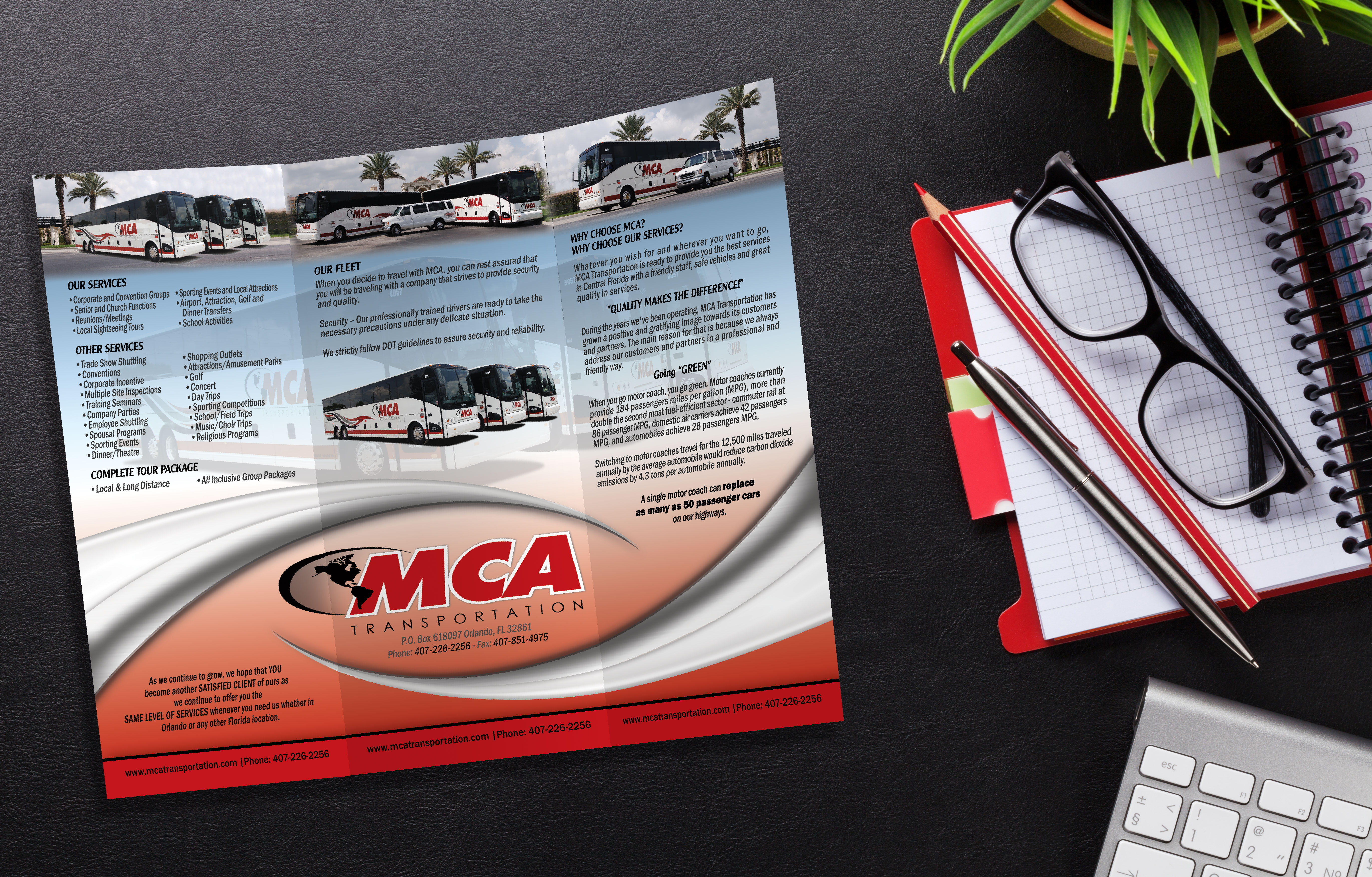 MCA Transportation | Signup Design | Design & Consulting